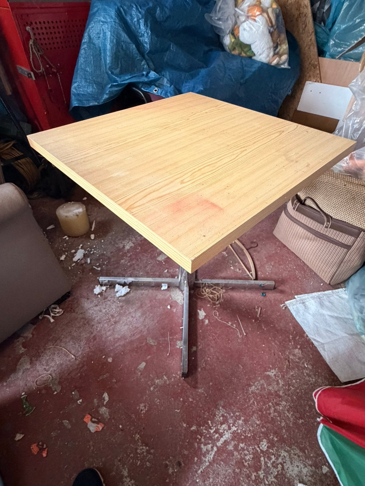 Tafel vierkant, Ophalen, Gebruikt, Vier personen, Vierkant
