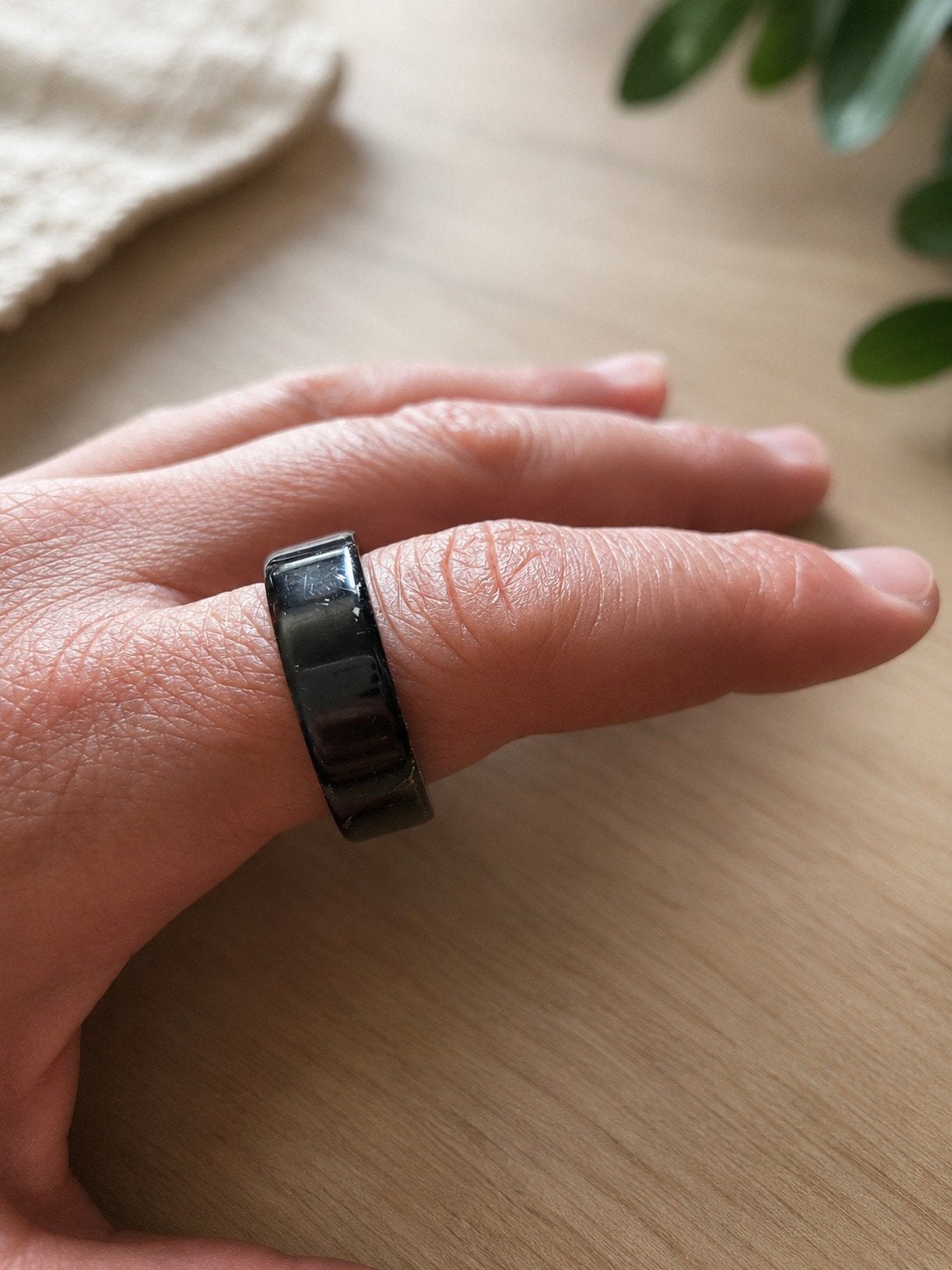 Oura ring 4 - maat 11 - zeer goede staat, Ophalen, Gebruikt, Oura, Zwart