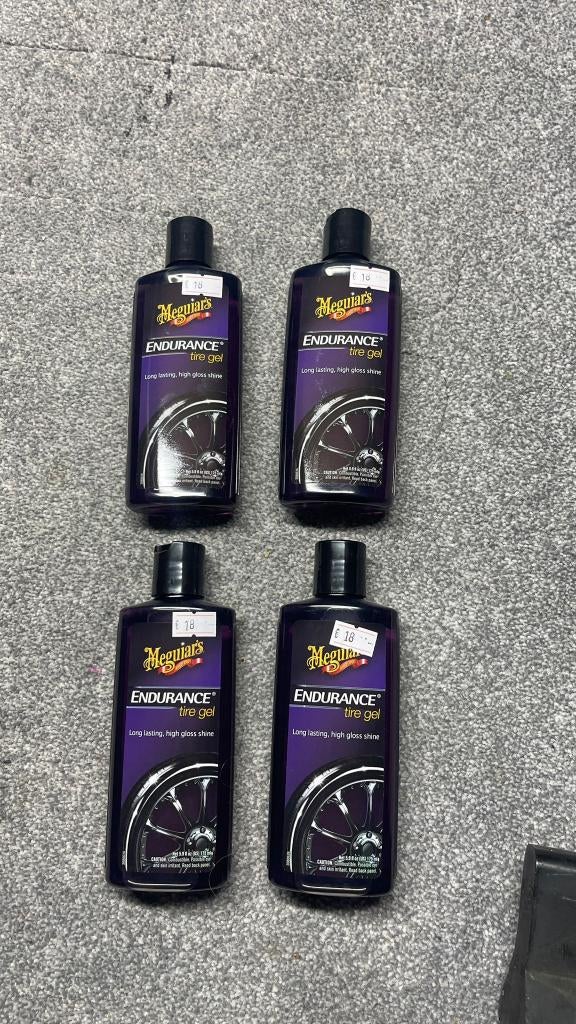 4x Meguiar's Endurance bandengellak -30%, Ophalen of Verzenden