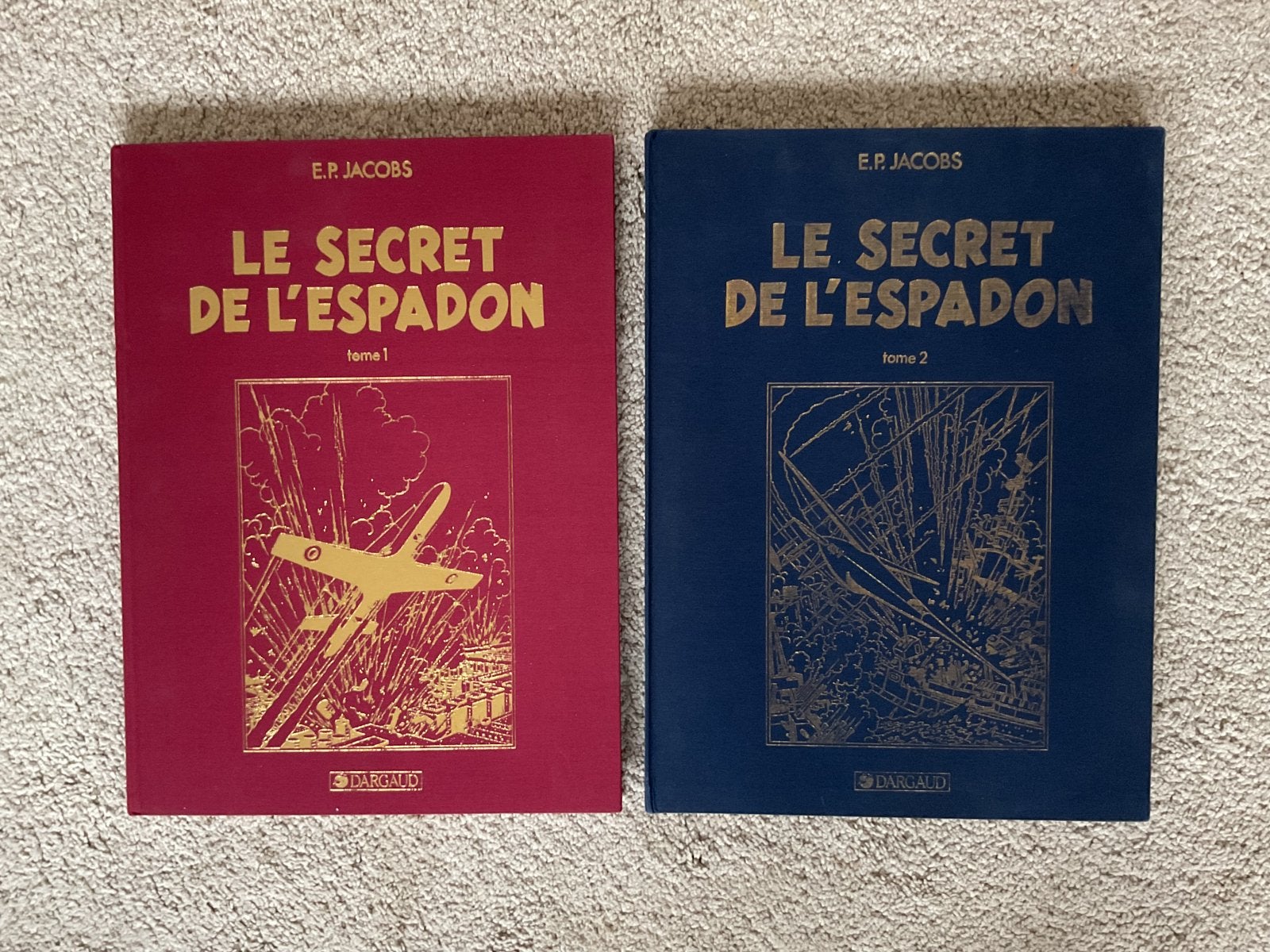 Blake & Mortimer - Le Secret De L'Espadon 1 & 2 - EP. Jacobs, Boeken, Ophalen of Verzenden, Zo goed als nieuw