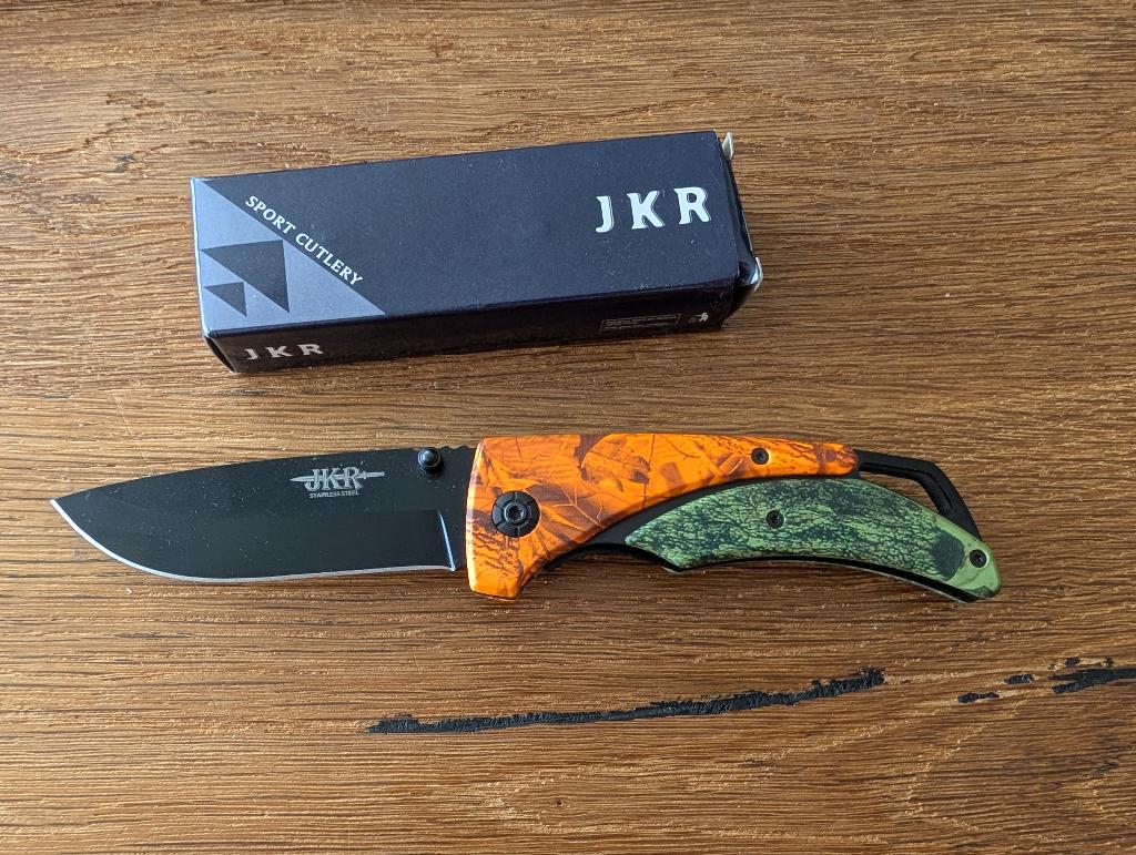Zakmes JKR Nieuw in doos, Caravans en Kamperen, Kampeergereedschap, Ophalen of Verzenden, Zo goed als nieuw