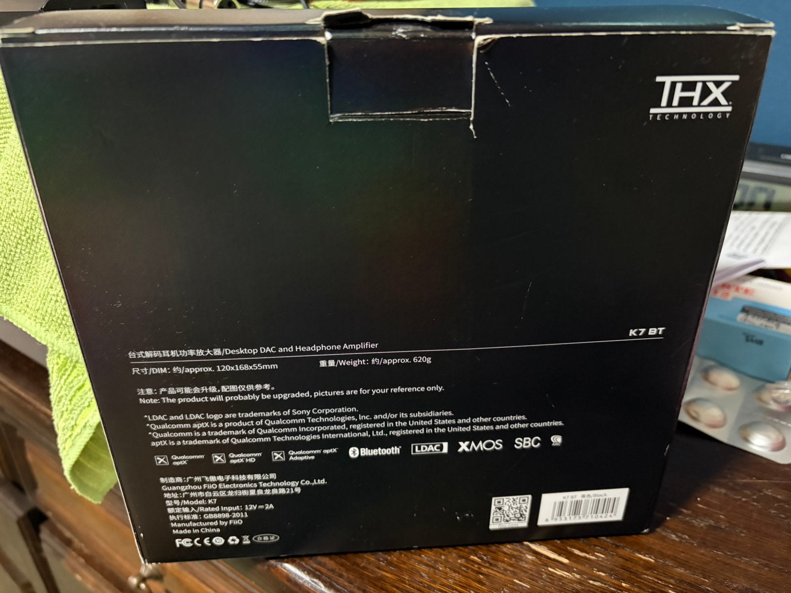 FiiO K7 BT – Desktop DAC & Headphone Amplifier, Audio, Tv en Foto, Ophalen of Verzenden, Zo goed als nieuw