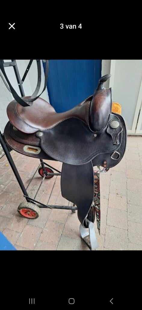 Whitestar full quarter 16inch (eventueel te ruil), Animaux & Accessoires, Chevaux & Poneys | Selles, Enlèvement