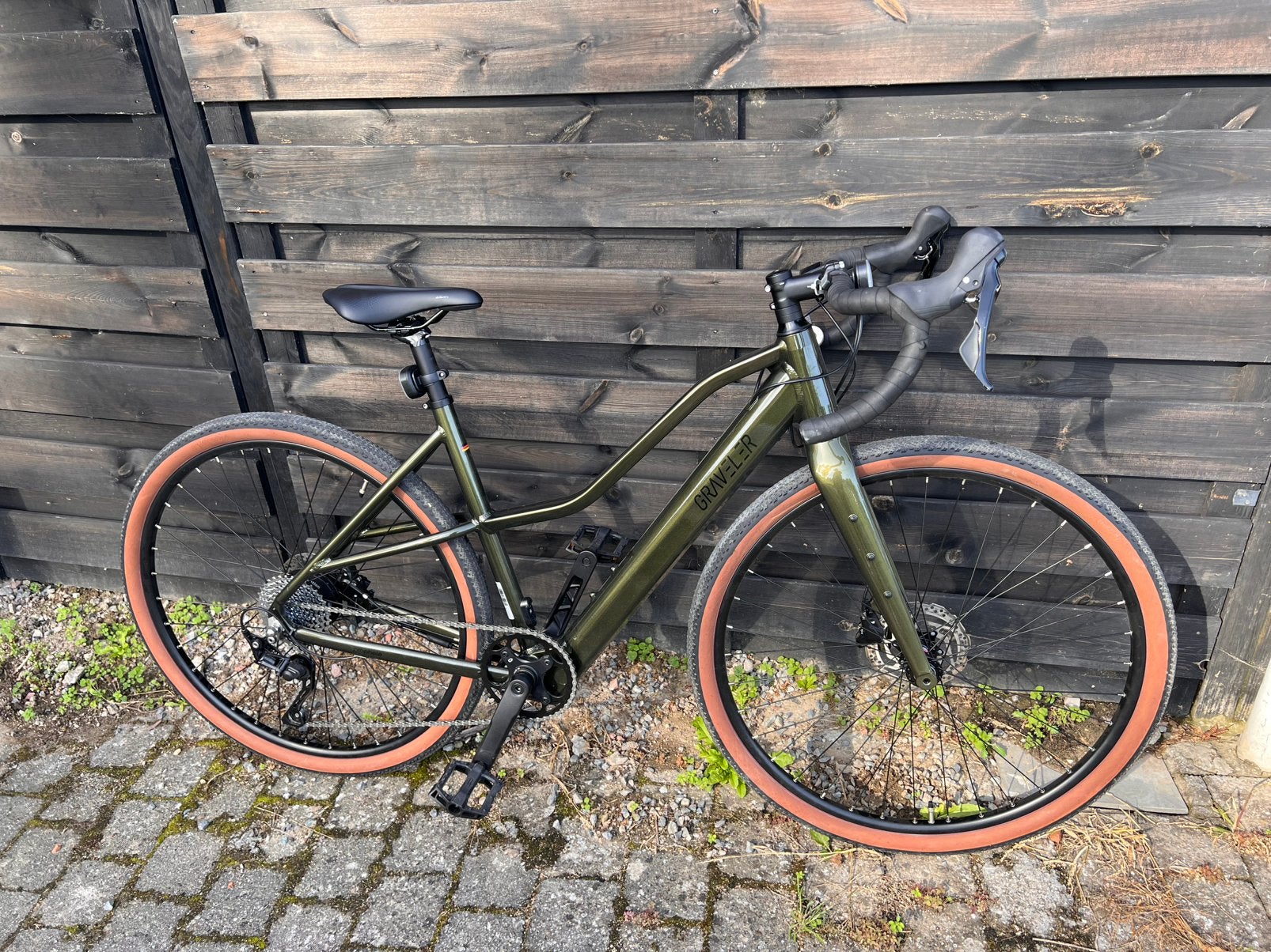 Velo de course électrique Graveler, Autres marques, Comme neuf, Enlèvement, Frein à disque