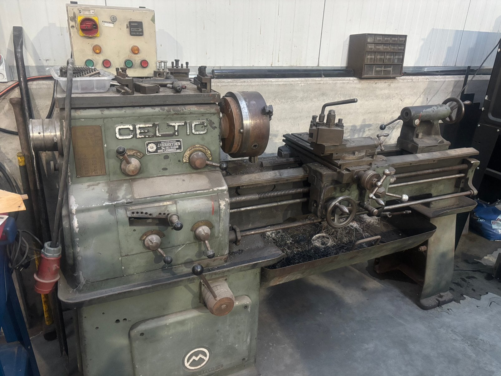 Celtic draaibank, Doe-het-zelf en Bouw, Ophalen, Gebruikt, Metaaldraaibank, 500 tot 1000 mm