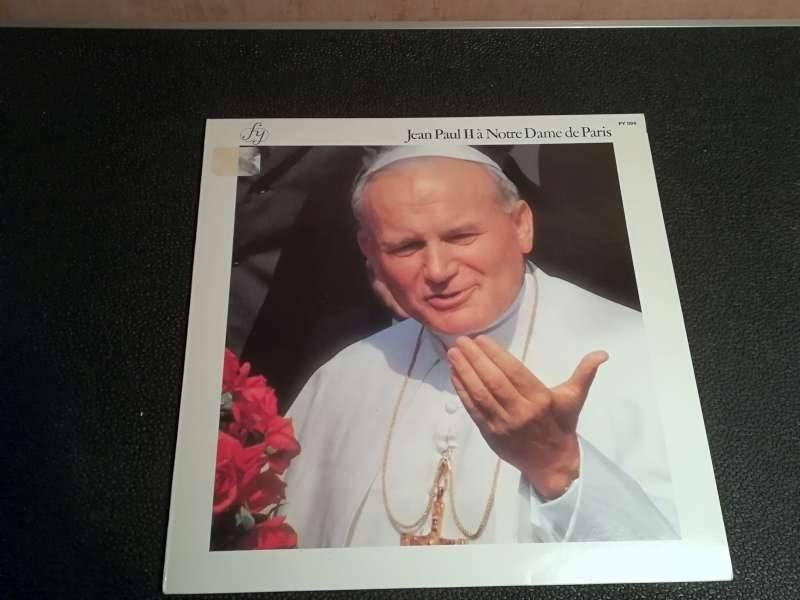 Elpee vinyl Paus Jean Paul II à Notre Dame De Paris, Enlèvement ou Envoi, Comme neuf, 12 pouces