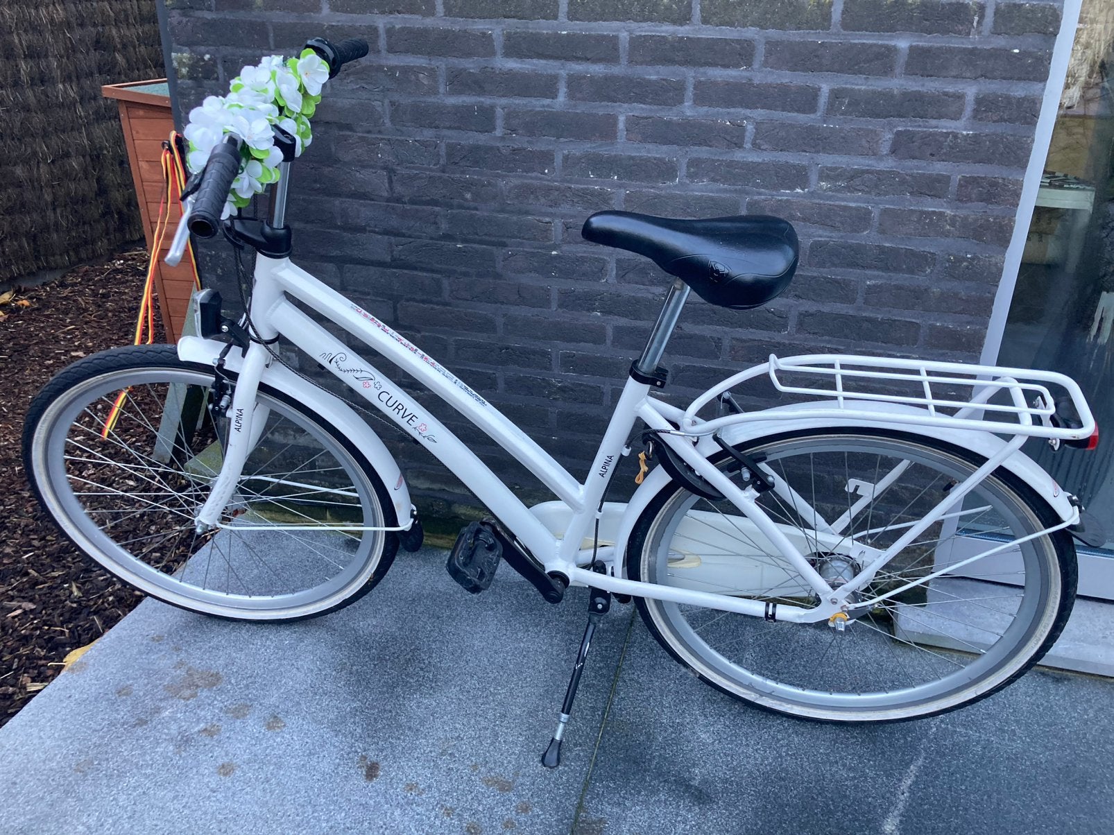 Meisjesfiets ALPINA 26 inch, Fietsen en Brommers, Gebruikt, Velgrem, Versnellingen, Ophalen