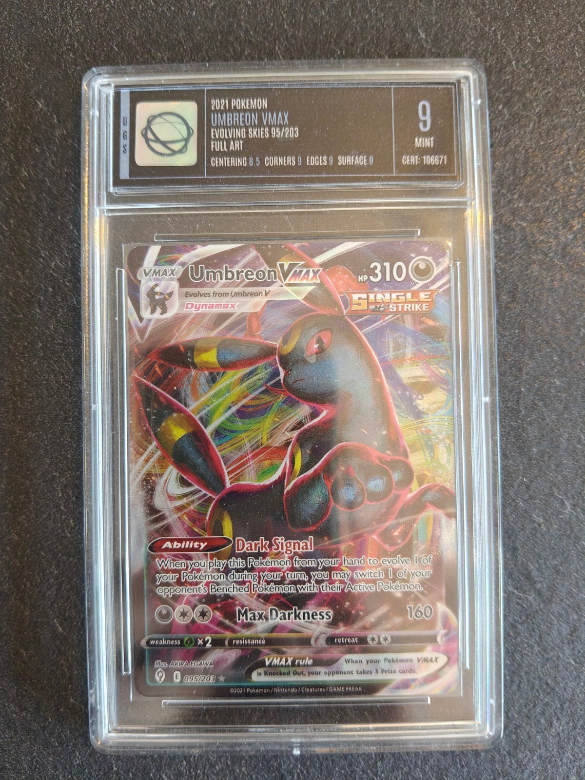 Umbreon VMax - evolving skies, Ophalen, Nieuw, Losse kaart
