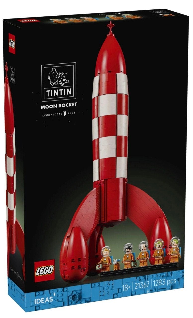 LEGO La fusée lunaire Tintin 21367, Enlèvement ou Envoi, Lego
