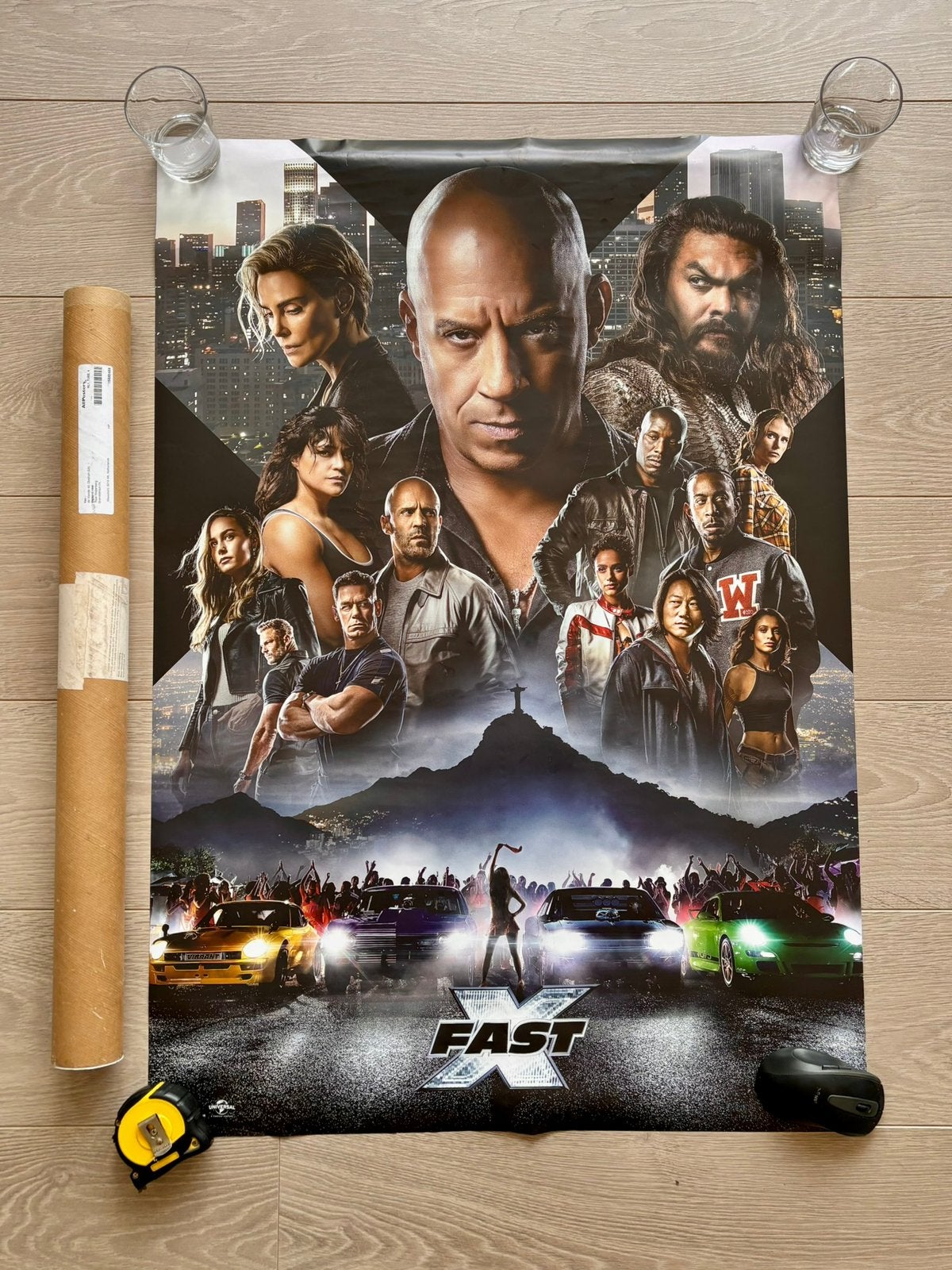 Fast X Fast & Furious Dubbelzijdige Originele Bioscoopposter, Verzamelen, Rechthoekig Staand, Deurposter of groter, Ophalen of Verzenden
