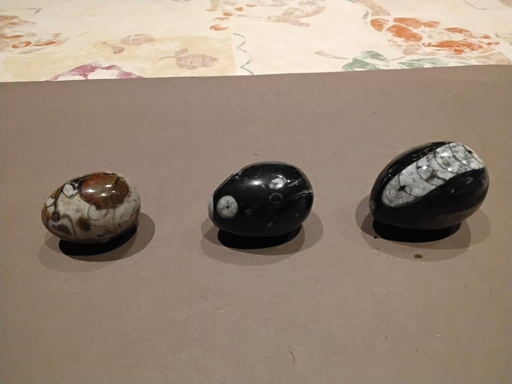 3 Marmeren Eitjes, Ophalen