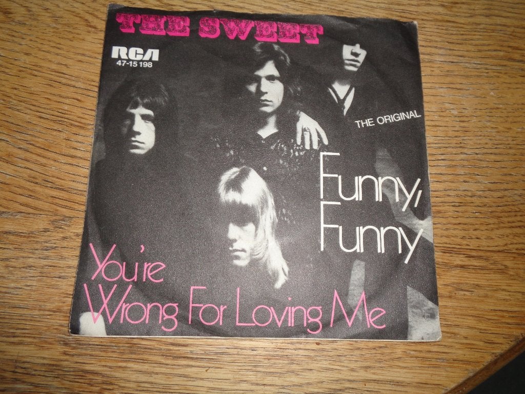 Sweet single "Funny Funny" [Duitsland-1971], Gebruikt, Verzenden, 7 inch, Pop