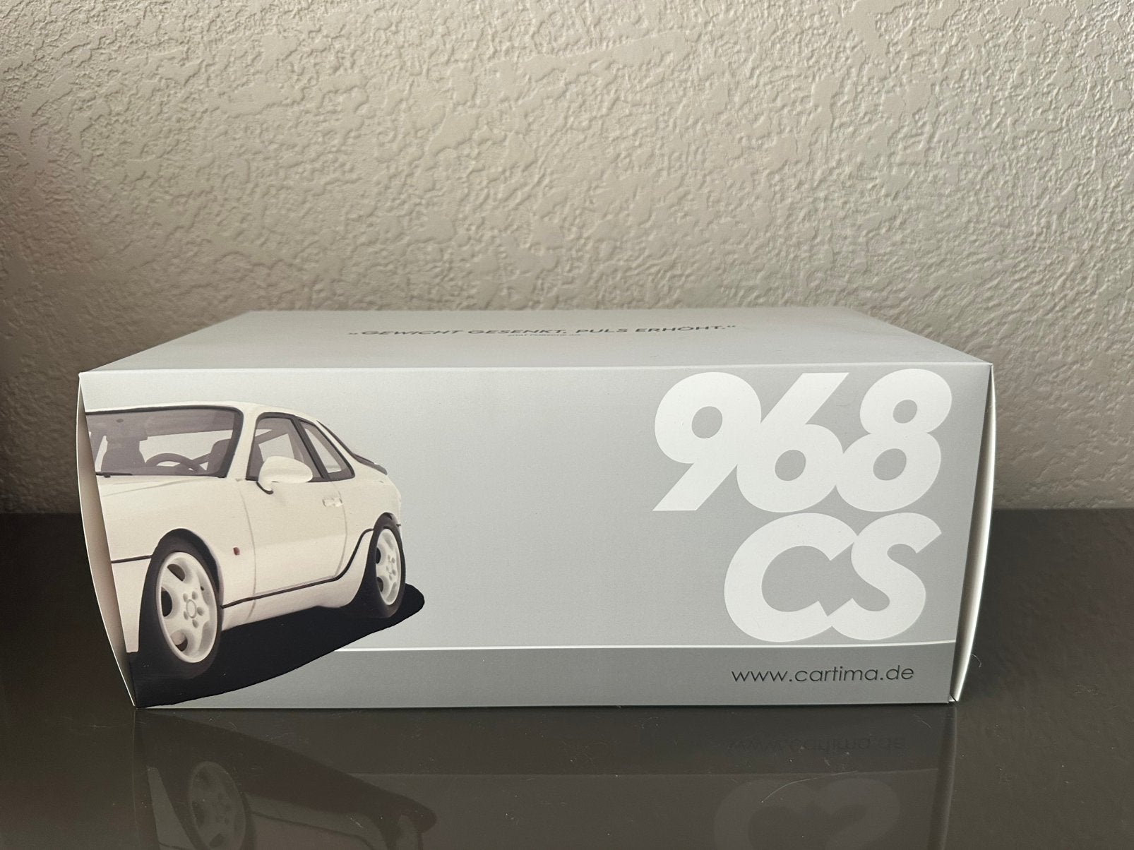 1/18 Porsche 968 CS - Cartima, Ophalen of Verzenden, Zo goed als nieuw