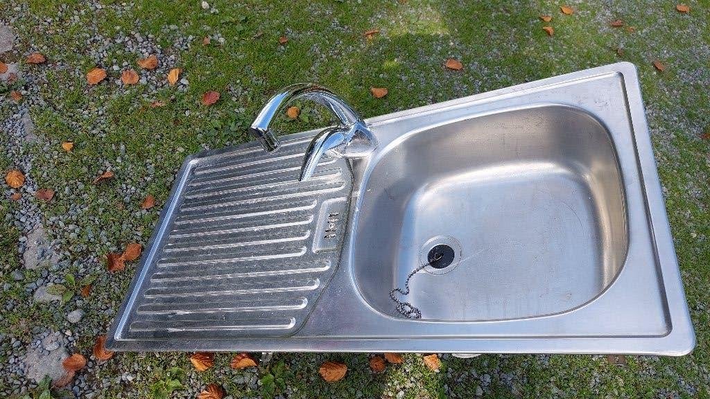 Evier de cuisine inox, Huis en Inrichting, Ophalen