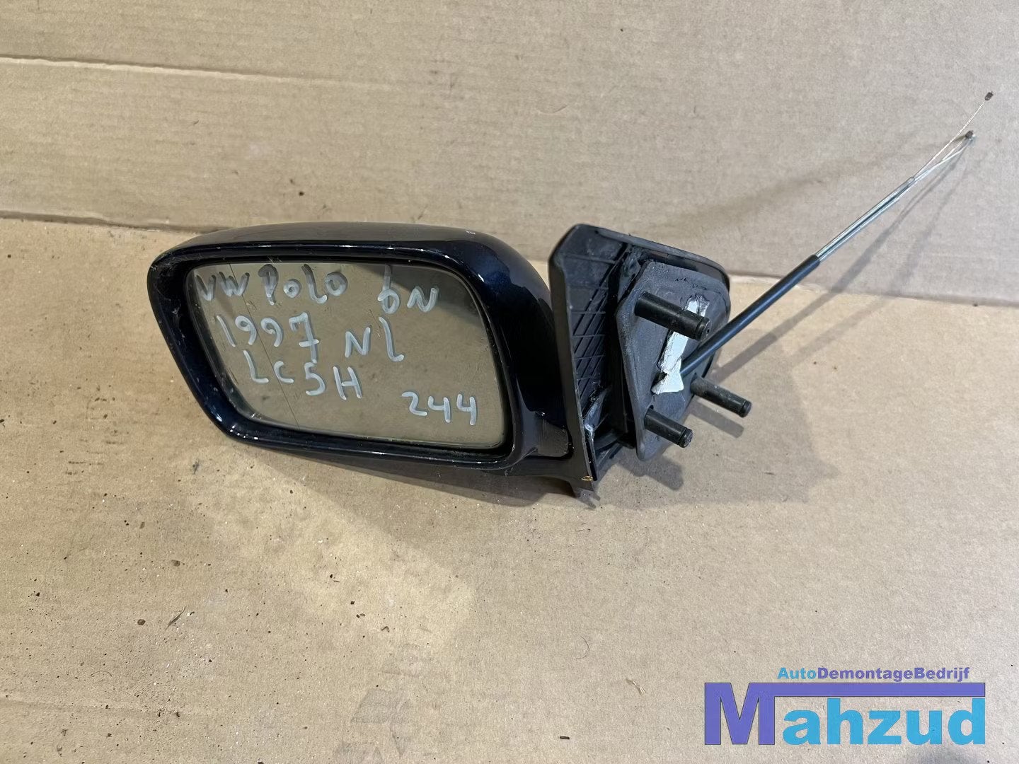 VW POLO 6N Blauw LC5H links spiegel left mirror blue, Gebruikt, Volkswagen, Volkswagen AG, Vw@volkswagen.de