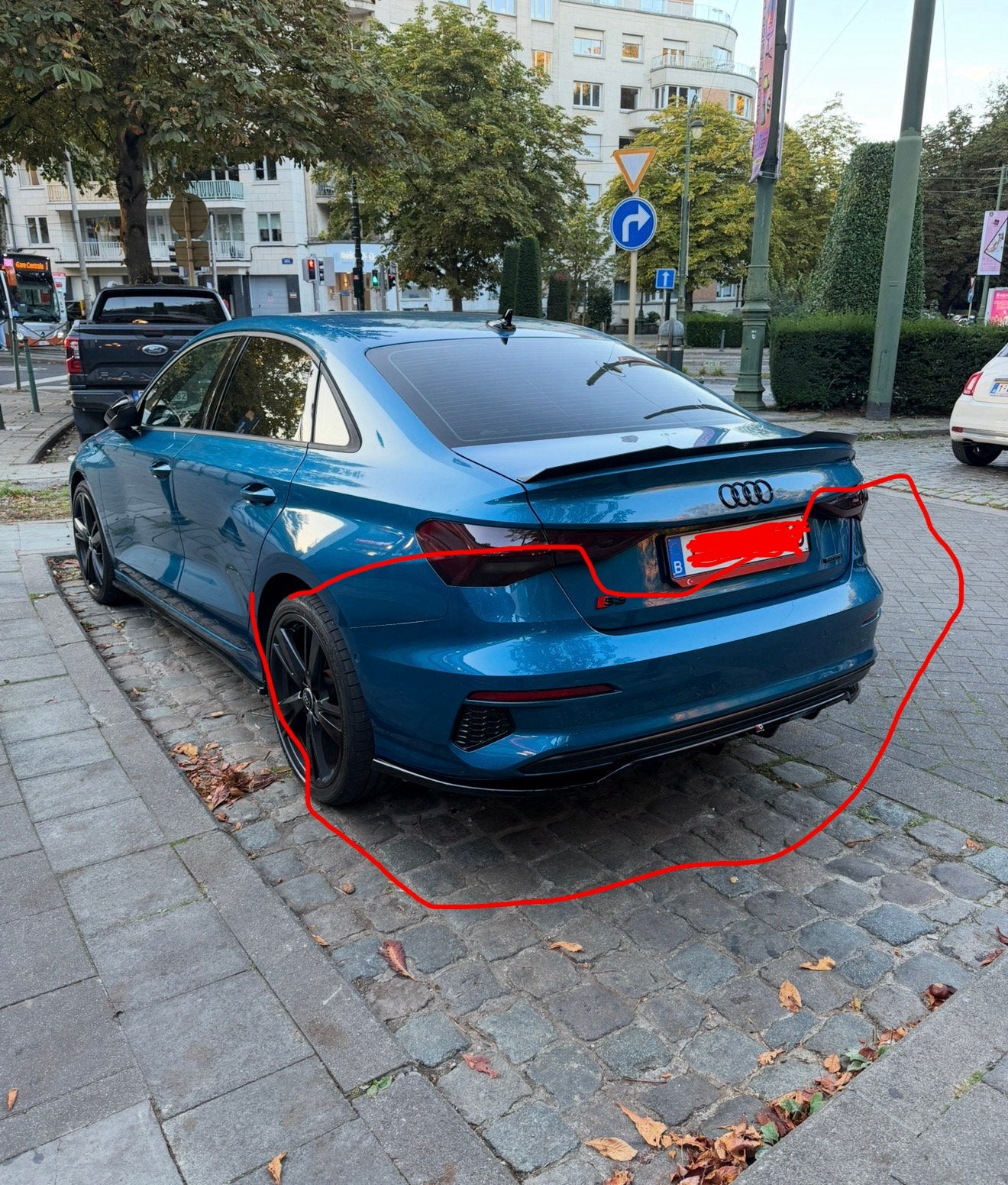 Phare choc arrière Audi A3 8Y avec spoiler en dessous mxtonD, Autos : Pièces & Accessoires, Enlèvement, Arrière, Audi, Pare-chocs