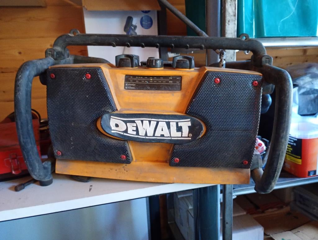 werfradio, Audio, Tv en Foto, Ophalen, Gebruikt, Bouwradio