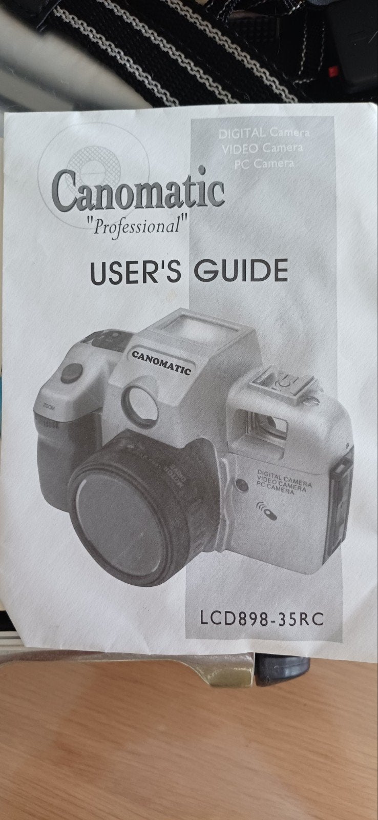 Canomatic "Professional" LCD898-35RC camera, Ophalen