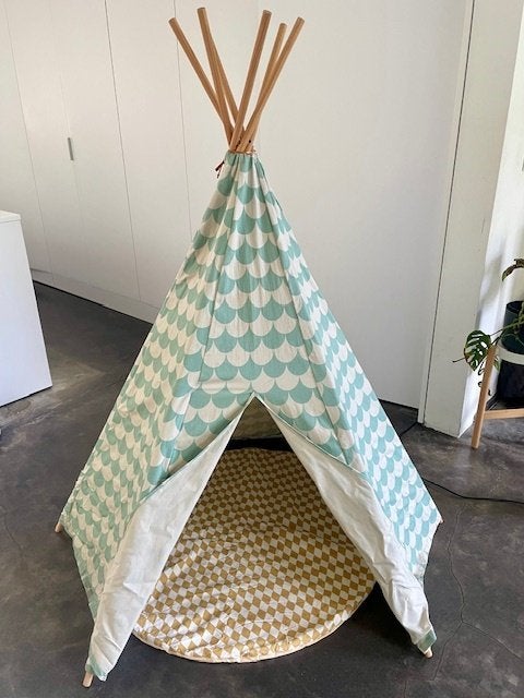 tipi tent Nobodinoz met speelkleed, Ophalen, Gebruikt