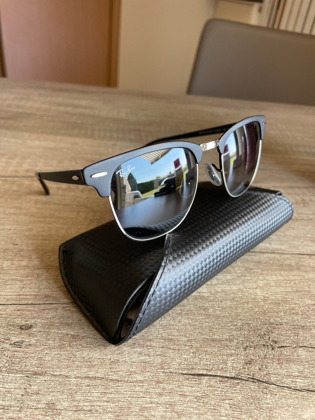 Ray-ban clubmaster, Ophalen of Verzenden, Zo goed als nieuw, Ray-Ban