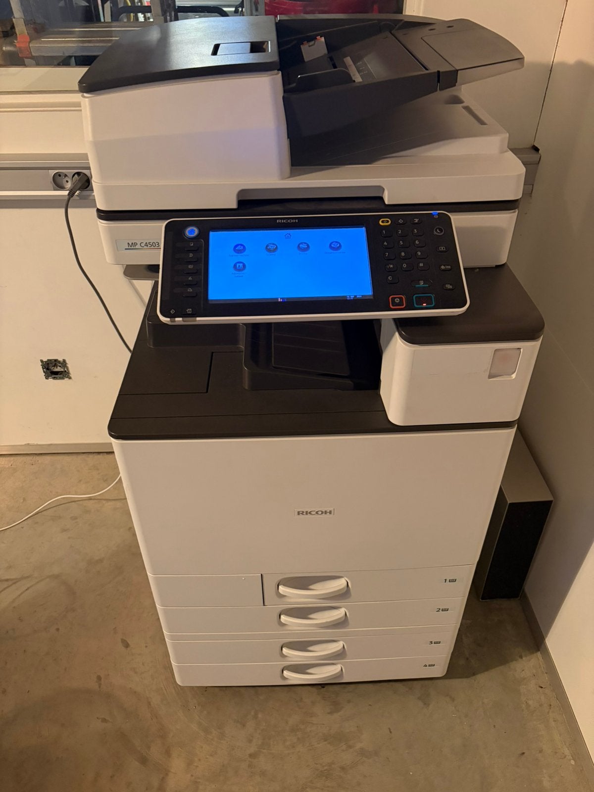 Ricoh mpc4503 printer/scanner/ copieer, Computers en Software, Ophalen, Zo goed als nieuw, Mailen, Printer