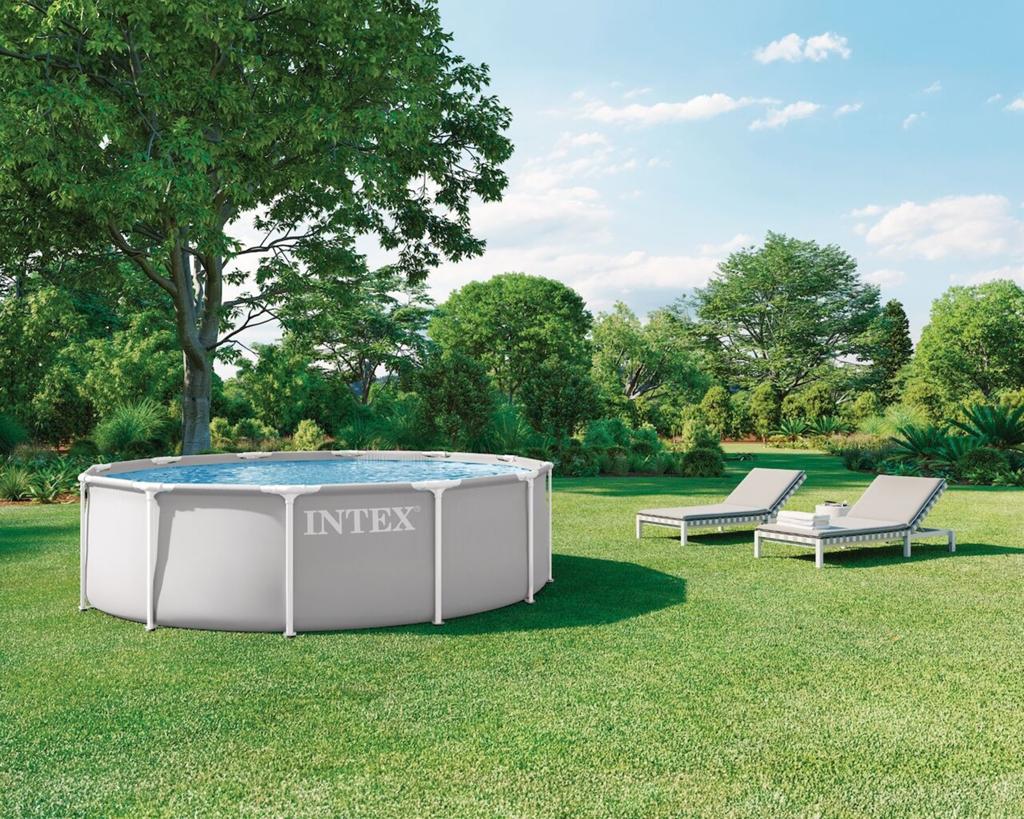 Intex zwembad met zandfilterpomp, Enlèvement, Rond