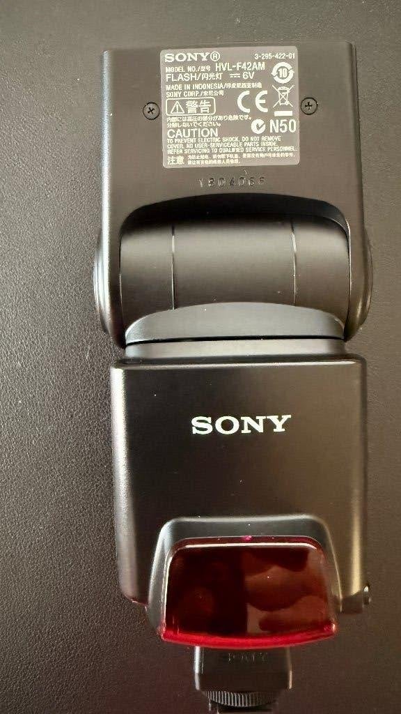 Flitser Sony HVL-F42AM, Audio, Tv en Foto, Foto | Flitsers, Ophalen, Externe flitser, Zo goed als nieuw, Sony
