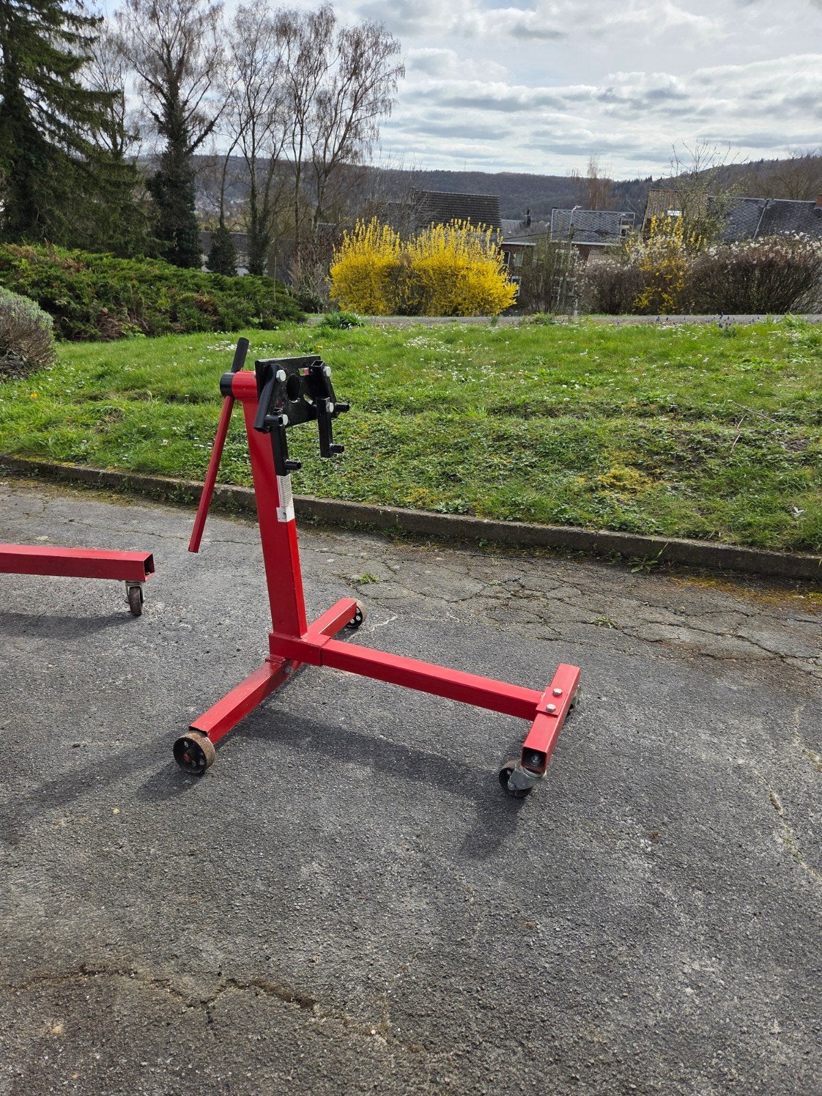 Location support moteur, Enlèvement