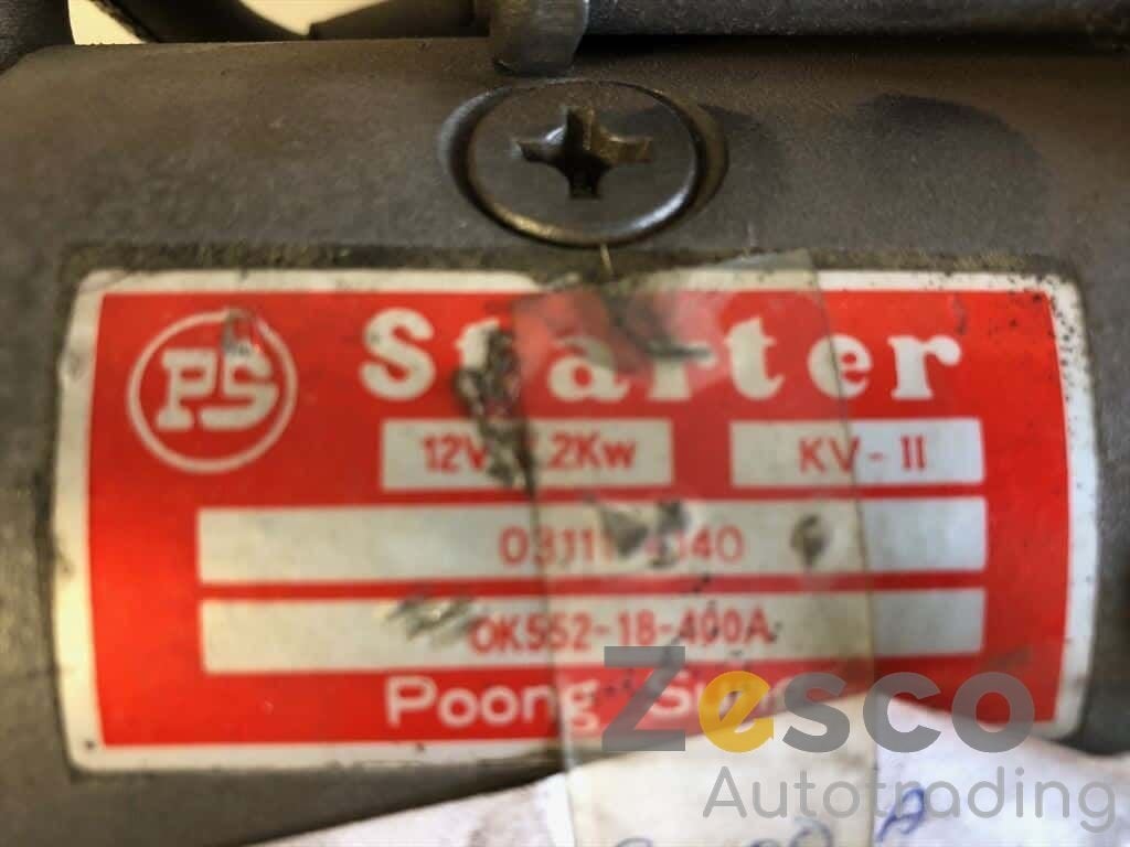 Startmotor Starter Kia Carnival 2.9 Diesel  1999-2005 (gerev, -, -, Ophalen of Verzenden, -