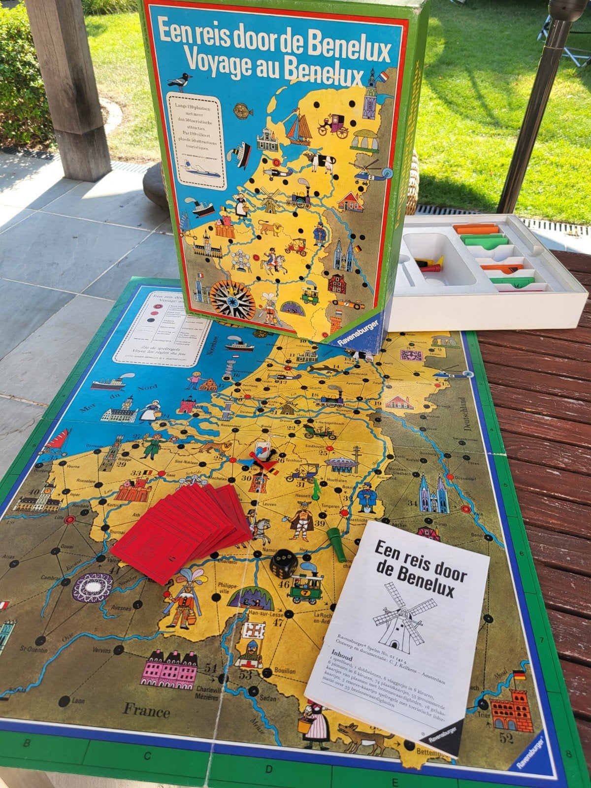 Vintage Ravensburger Bordspel: een reis door de benelux, Ophalen