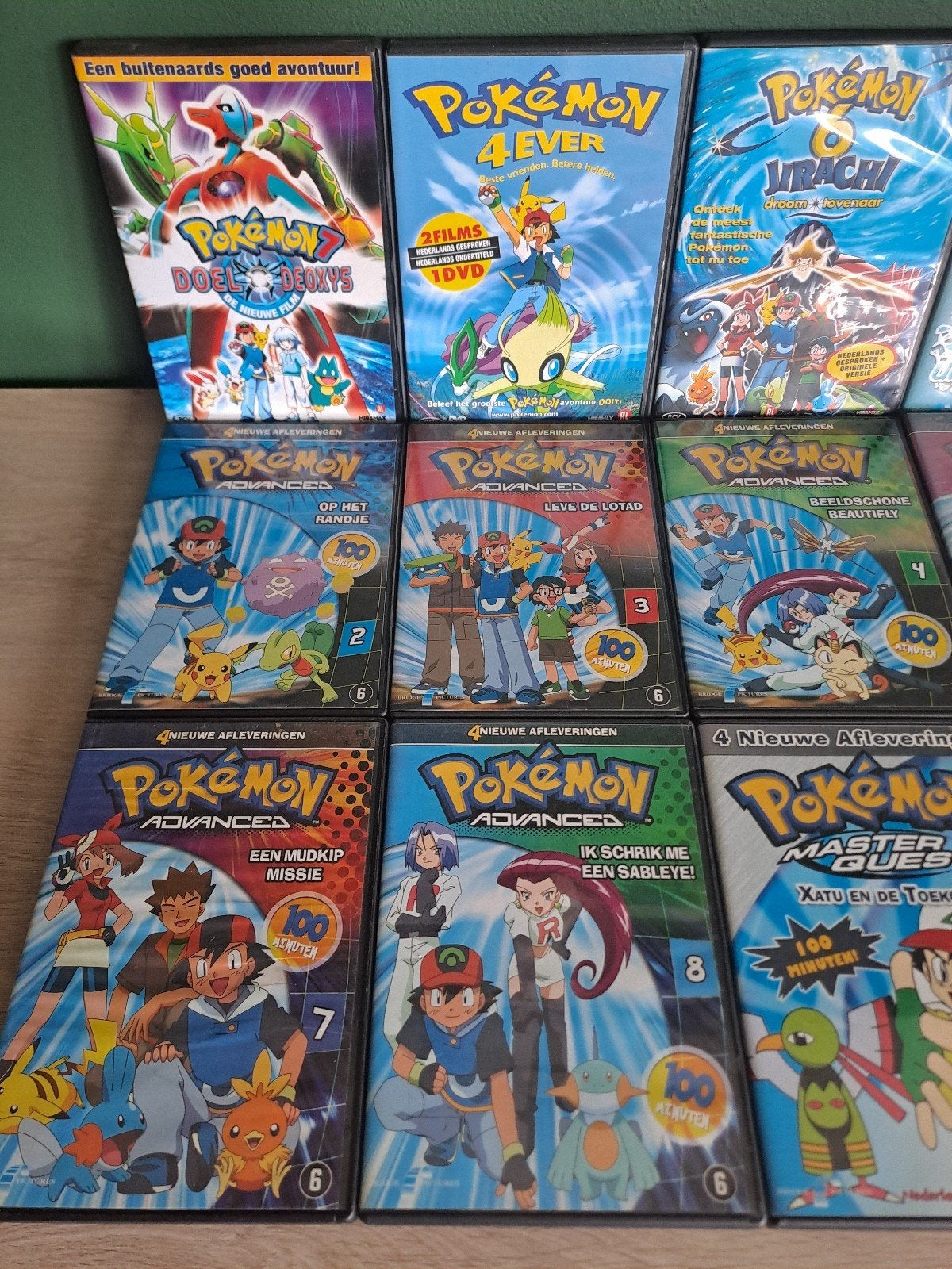 15 Pokemon dvd's in nieuwstaat, Enlèvement