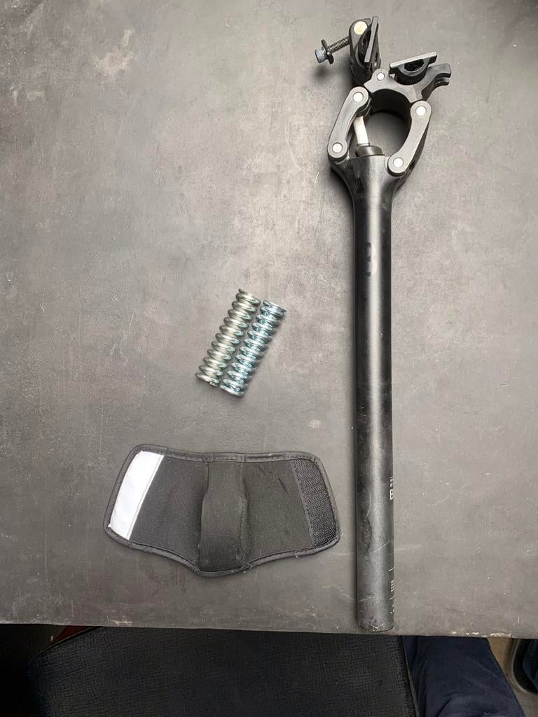 ComfortPost BBB-zadelpen met veren, Fietsen en Brommers, Ophalen of Verzenden, Gebruikt