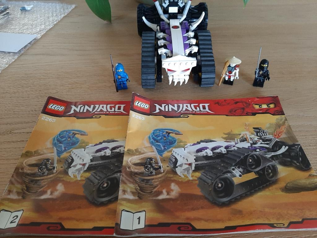 Déchiqueteuse turbo Lego Ninjago Set 2263, Enlèvement ou Envoi, Accessoires inclus, Lego, Ensemble complet