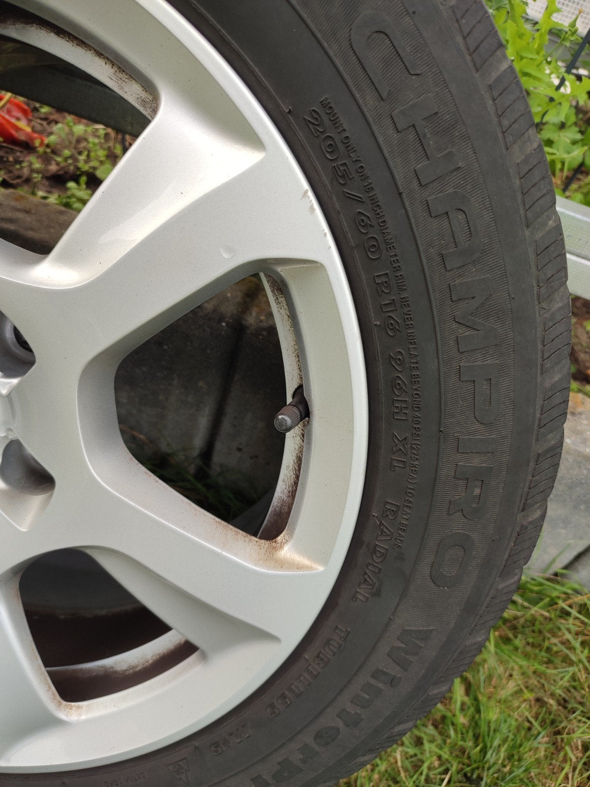 Winterband + velg champiro 205/60 R16 96H, Auto-onderdelen, Banden en Velgen, Ophalen, Gebruikt, 16 inch, Banden en Velgen