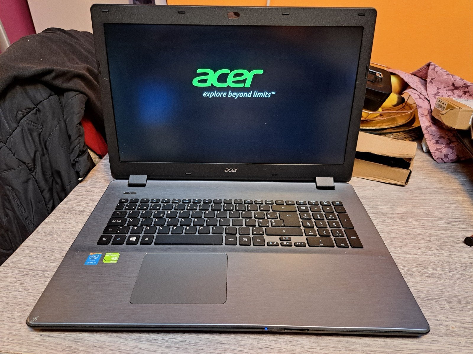Acer i3 e5 771 de 8gb+320gb hdd+new batterie.win11, Informatique & Logiciels, Ordinateurs portables Windows, Utilisé, 17 pouces ou plus