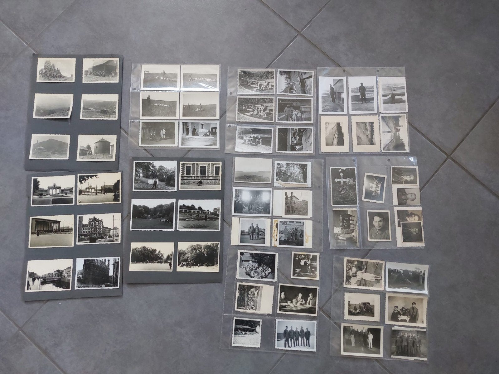 Grand lot de photos de la Seconde Guerre mondiale allemande, Enlèvement ou Envoi, Armée de terre, Photo ou Poster