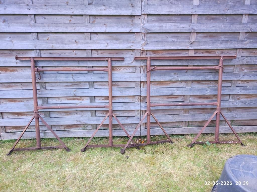 2x Metsersschraag - schraag - schragen - 120cm x 175cm, Doe-het-zelf en Bouw, Ophalen, Gebruikt, Overige typen, Minder dan 2 meter