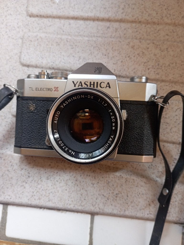 Appareil photo reflex Yashica TL Electro X, Enlèvement ou Envoi, Utilisé, Reflex miroir, Autres Marques