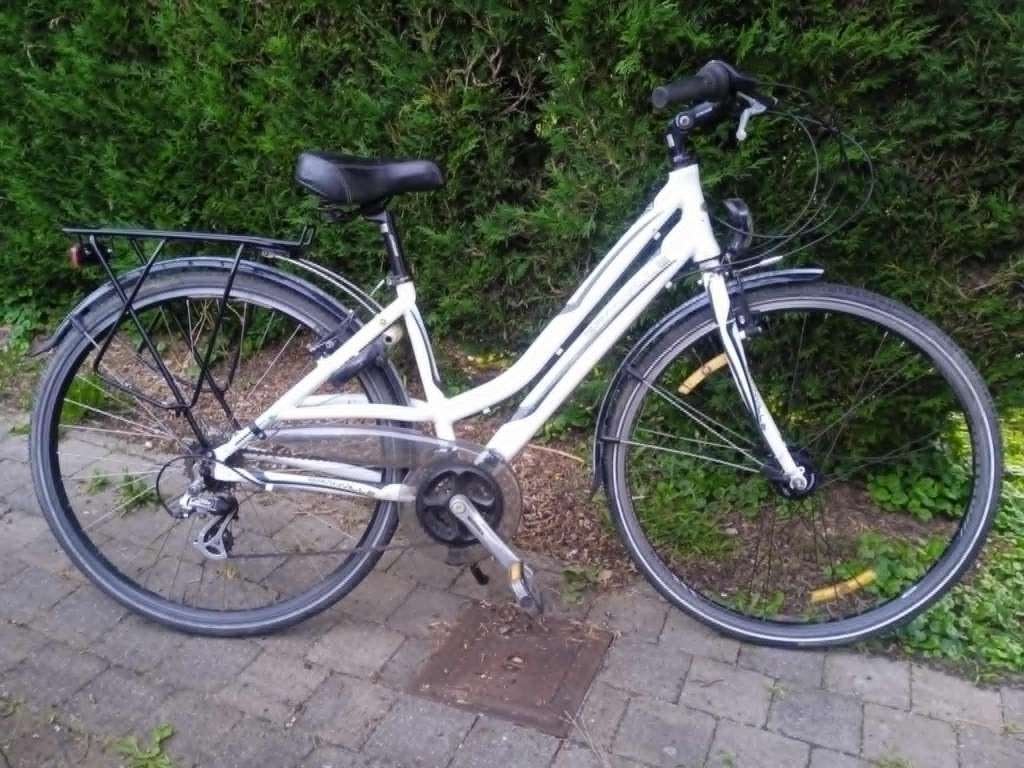 Dames Fiets Granville Kleine maat Rijklaar 28 in wielen, Fietsen en Brommers, Gebruikt, Velgrem, Versnellingen, Minder dan 47 cm