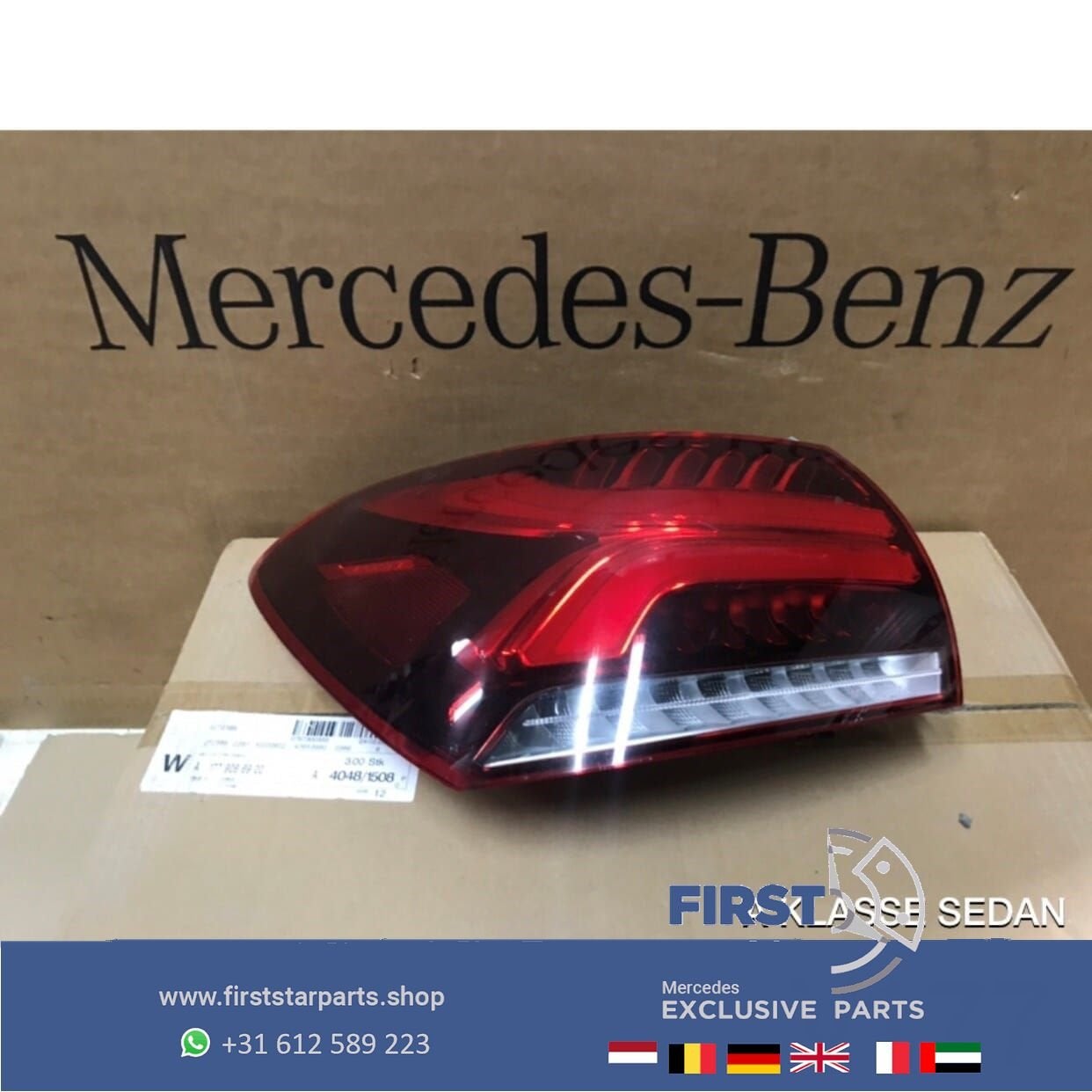 V177 A Klasse SEDAN LED ACHTERLICHT LINKS ORIGINEEL Mercedes, -, Ophalen of Verzenden, -, Gereviseerd