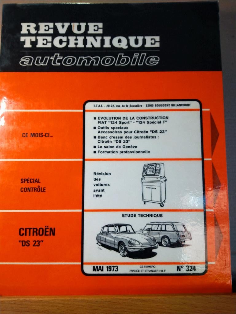 RTA 324 - Citroën DS 23 - mai 1973, Enlèvement ou Envoi