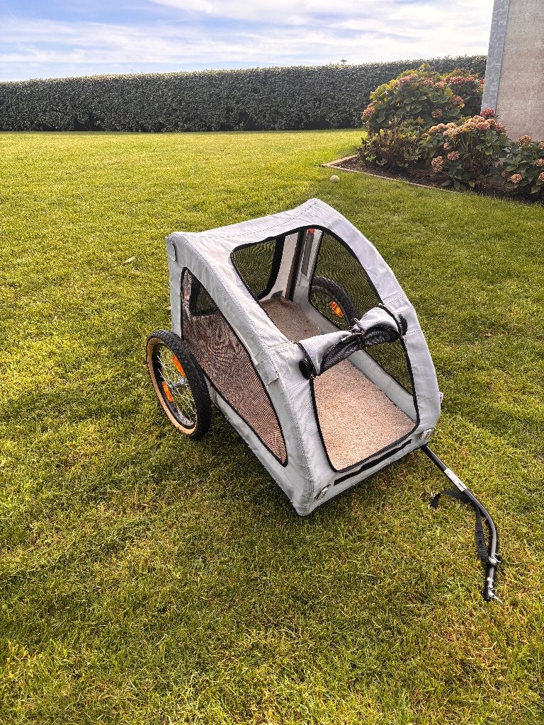Honden fietskar, Ophalen, Gebruikt