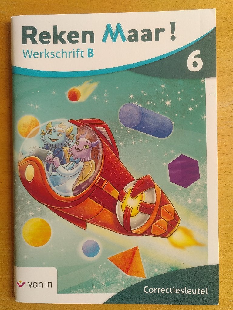 Van In - Reken Maar 6- Werkschrift B-Correctiesleutel, Boeken, Wiskunde A, Ann Vanpaemel, Ophalen of Verzenden, Zo goed als nieuw