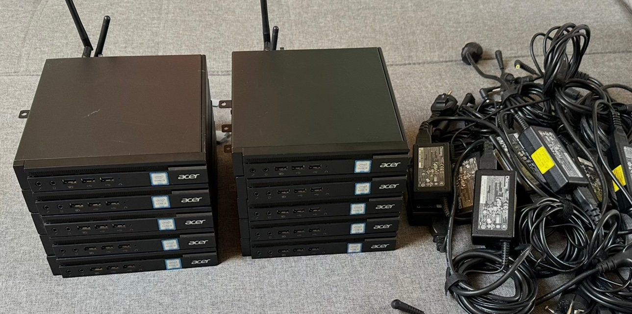 Te koop een snelle, stille acer mini pc/ i3-6100T/4gb /128gb, Ophalen, Zo goed als nieuw, SSD