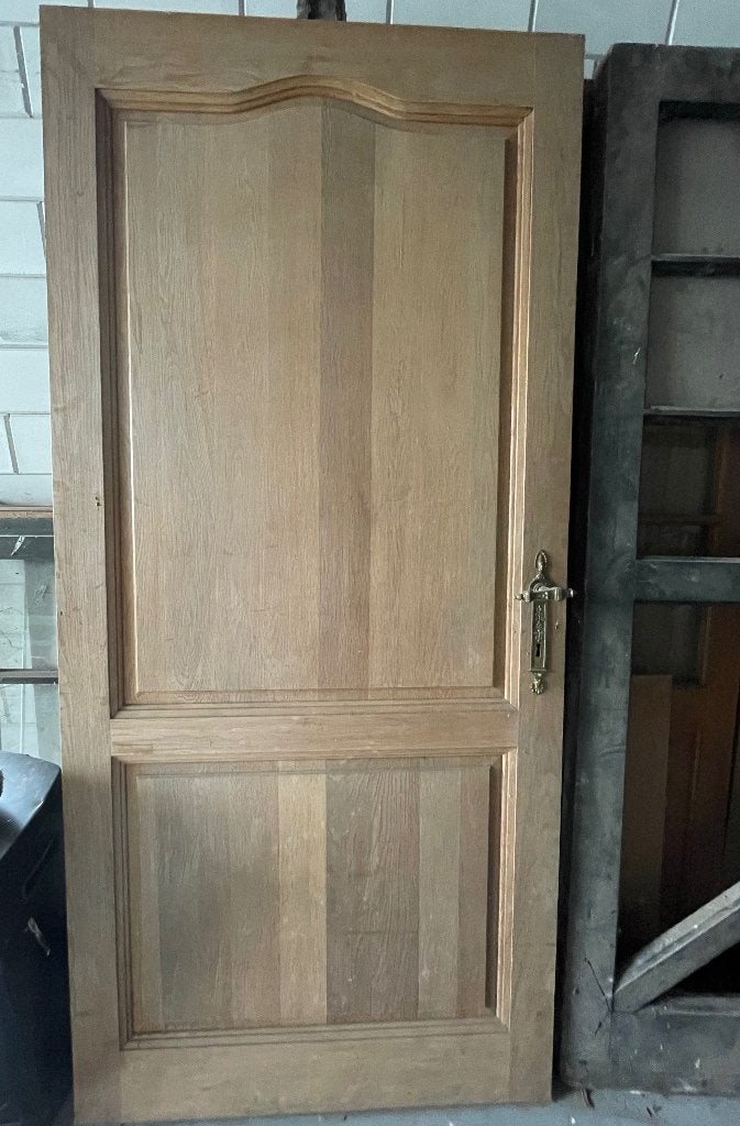 Houten brede binnendeur mét deurkader !, Doe-het-zelf en Bouw, Deuren en Vliegenramen, Ophalen, 80 tot 100 cm, Binnendeur, Zo goed als nieuw