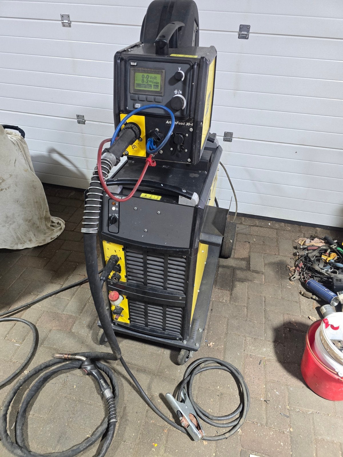 esab aristomig 400 puls wtgk, Ophalen, Zo goed als nieuw, 250 ampère, CO2