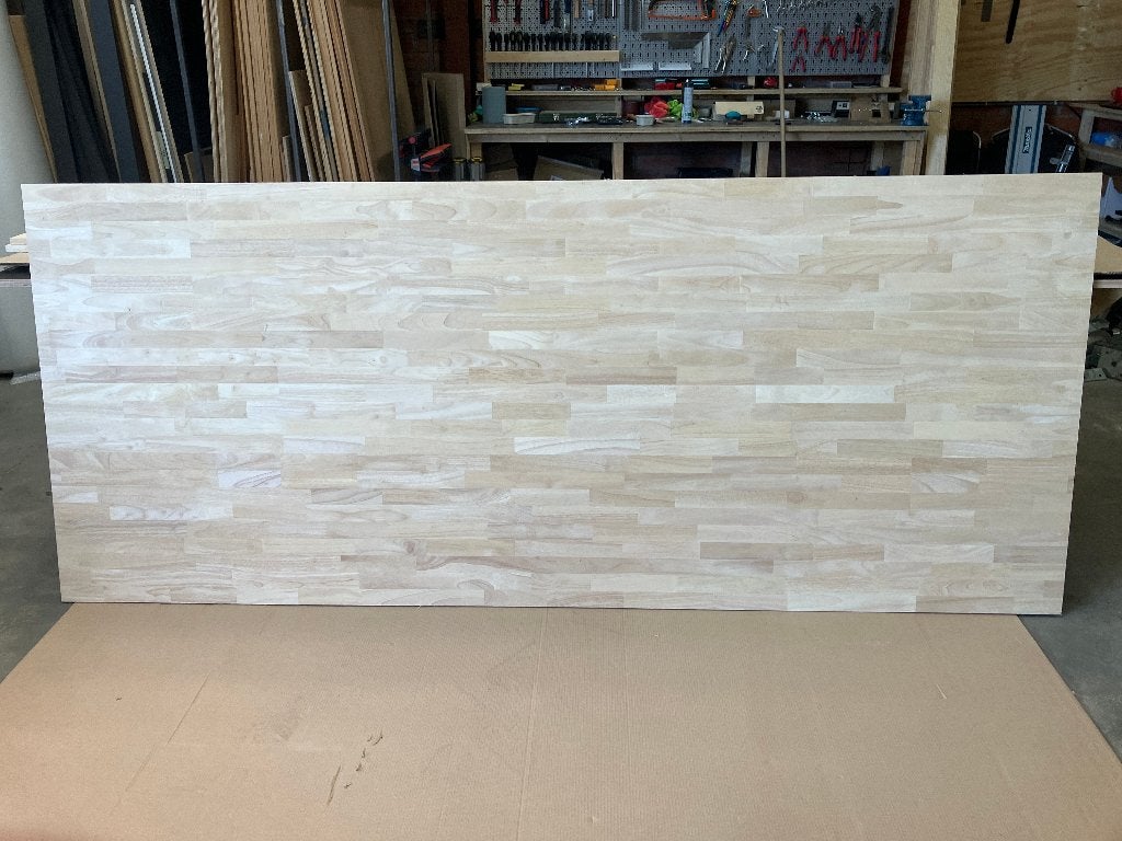 rubberwood paneel 18mm 263x110 cm, Ophalen, Nieuw, Hout, Minder dan 20 mm