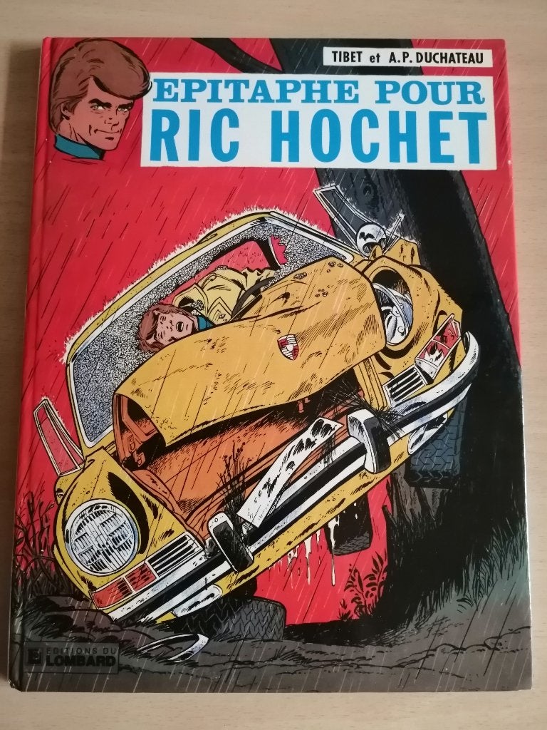 BD Ric Hochet, tome 17 : Épitaphe pour Ric Hochet de Tibet, Enlèvement ou Envoi, Tibet et A.P. Duchateau