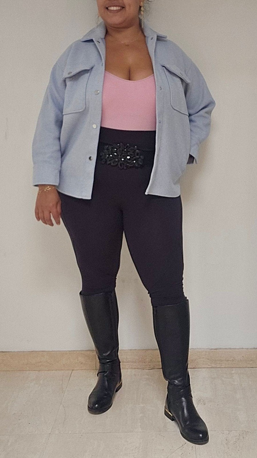 ZARA lichtblauwe overshirt jas – maat XS, Ophalen of Verzenden, Maat 34 (XS) of kleiner