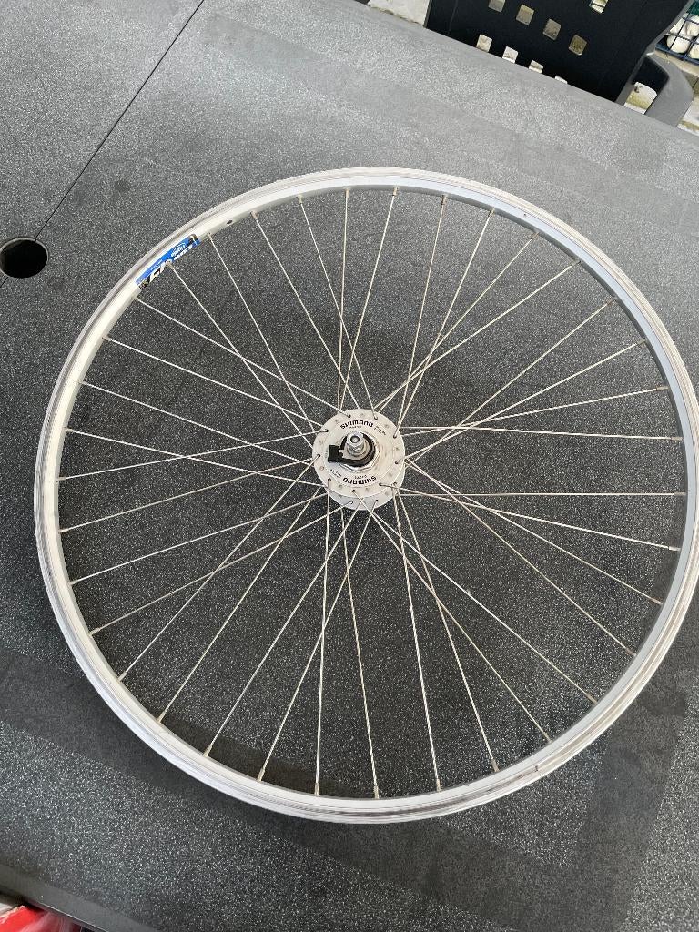 wiel voor stadsfiets Rigida 19-622 mét naafdynamo, Fietsen en Brommers, Fietsonderdelen, Wiel, Gebruikt, Rigida, Ophalen of Verzenden